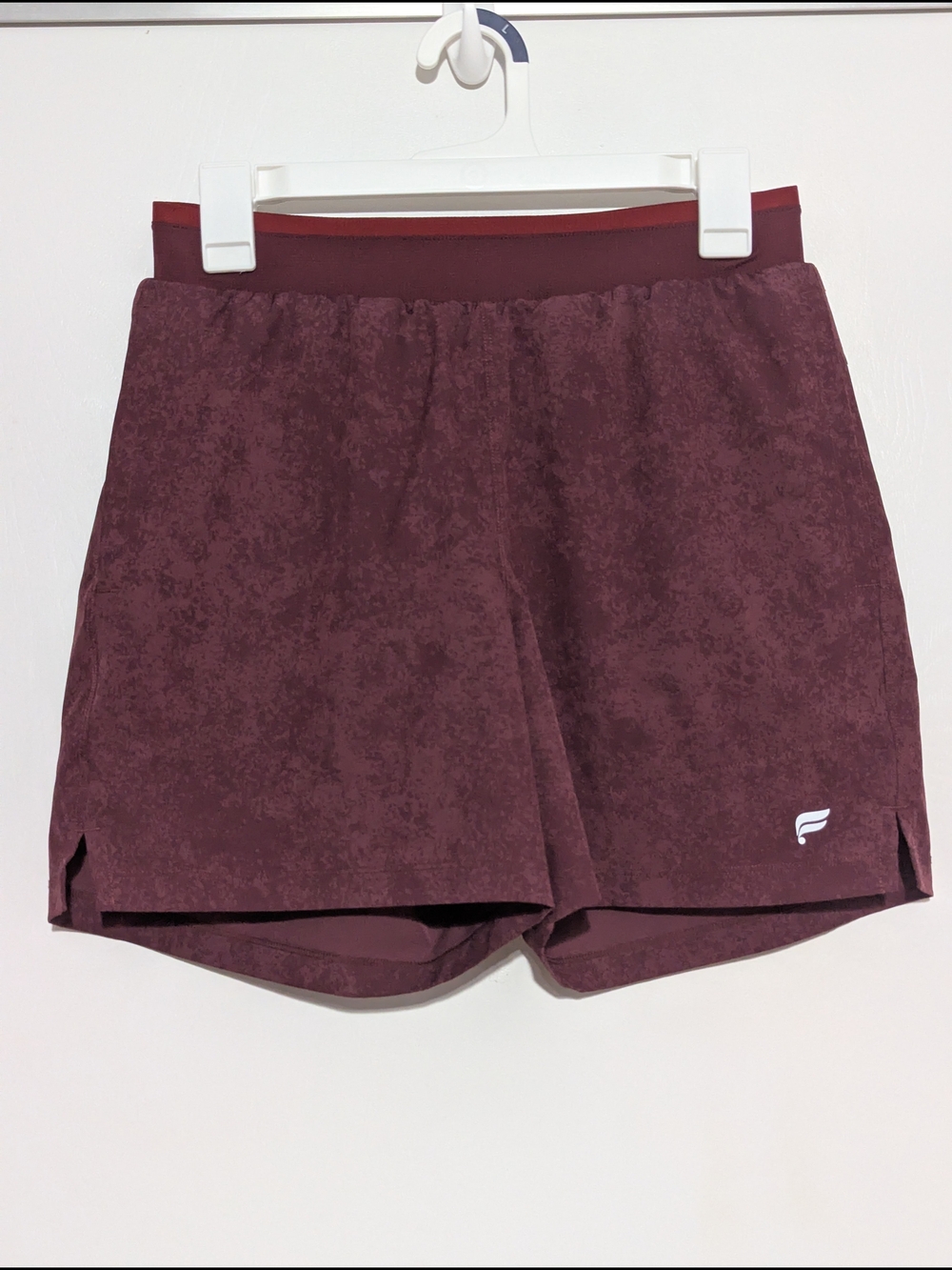 Fabletics Maroon Athletic Shorts